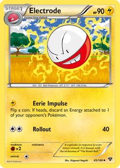Electrode z edície XY, karta č.45