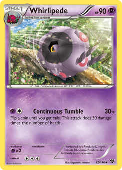Whirlipede z edície XY, karta č.52
