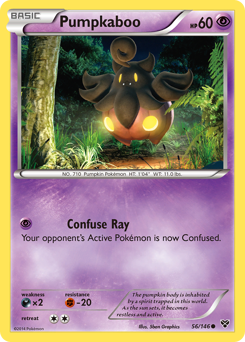 Pumpkaboo z edície XY, karta č.56
