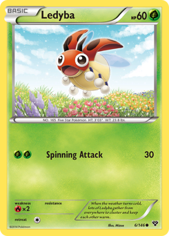 Ledyba z edície XY, karta č.6
