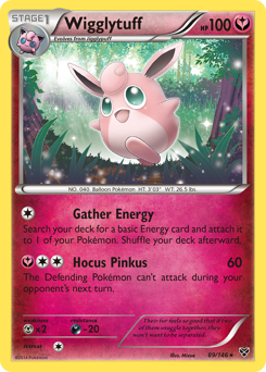 Wigglytuff z edície XY, karta č.89