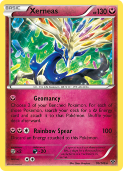 Xerneas z edície XY, karta č.96