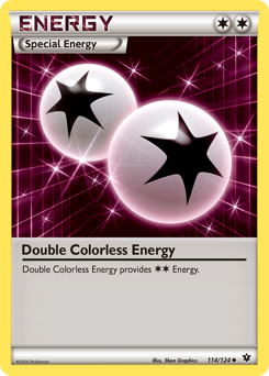 Double Colorless Energy z edície Fates Collide, karta č.114
