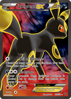 Umbreon-EX z edície Fates Collide, karta č.119