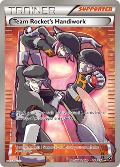 Team Rocket's Handiwork z edície Fates Collide, karta č.124