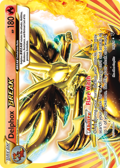 Delphox BREAK z edície Fates Collide, karta č.14