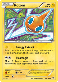 Rotom z edície Fates Collide, karta č.24
