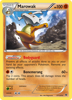 Marowak z edície Fates Collide, karta č.37