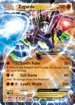 Zygarde-EX z edície Fates Collide, karta č.54