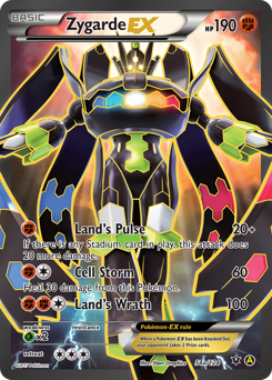 Zygarde-EX z edície Fates Collide, karta č.54a