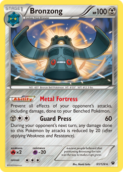 Bronzong z edície Fates Collide, karta č.61