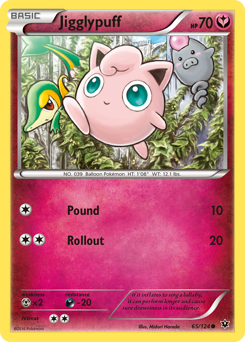 Jigglypuff z edície Fates Collide, karta č.65