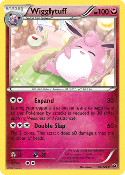 Wigglytuff z edície Fates Collide, karta č.66