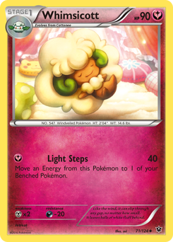Whimsicott z edície Fates Collide, karta č.71