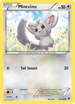 Minccino z edície Fates Collide, karta č.87