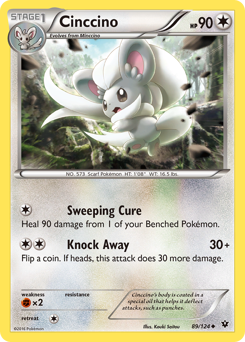 Cinccino z edície Fates Collide, karta č.89