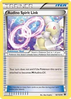 Audino Spirit Link z edície Fates Collide, karta č.92
