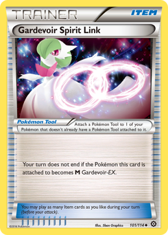 Gardevoir Spirit Link z edície Steam Siege, karta č.101