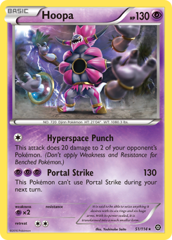 Hoopa z edície Steam Siege, karta č.51
