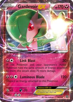 Gardevoir-EX z edície Steam Siege, karta č.78