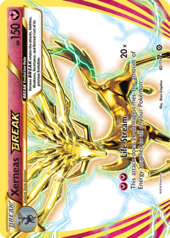 Xerneas BREAK z edície Steam Siege, karta č.82