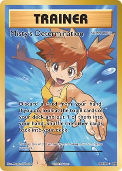 Misty's Determination z edície Evolutions, karta č.108