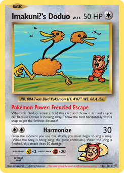 Doduo, ukážková karta