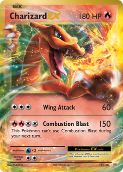 Charizard-EX z edície Evolutions, karta č.12