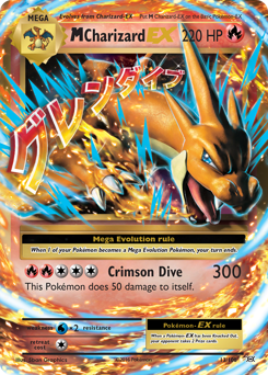 M Charizard-EX z edície Evolutions, karta č.13