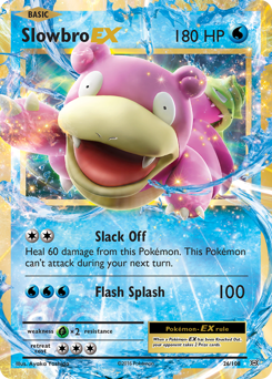 Slowbro-EX z edície Evolutions, karta č.26