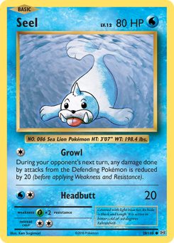 Seel z edície Evolutions, karta č.28