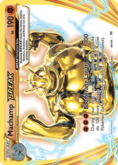 Machamp BREAK z edície Evolutions, karta č.60