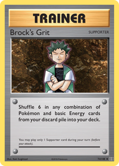 Brock's Grit z edície Evolutions, karta č.74