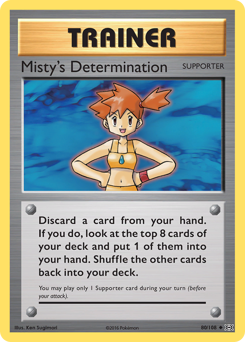Misty's Determination z edície Evolutions, karta č.80