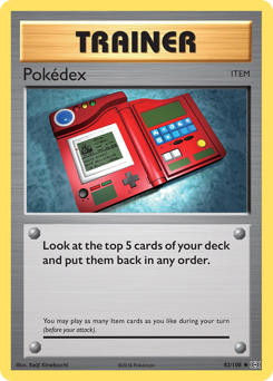 Pokédex z edície Evolutions, karta č.82