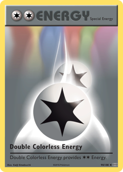 Double Colorless Energy z edície Evolutions, karta č.90