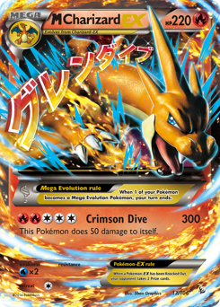M Charizard-EX z edície Flashfire, karta č.13
