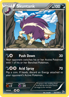 Skuntank z edície Flashfire, karta č.55
