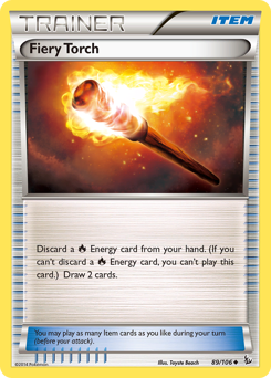 Fiery Torch z edície Flashfire, karta č.89