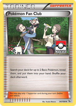 Pokémon Fan Club z edície Flashfire, karta č.94