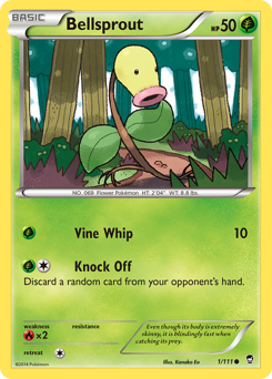 Bellsprout z edície Furious Fists, karta č.1