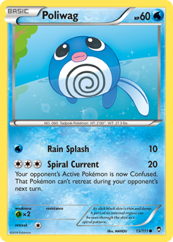 Poliwag z edície Furious Fists, karta č.15