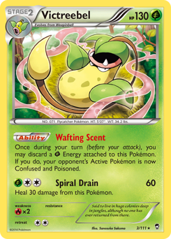 Victreebel z edície Furious Fists, karta č.3