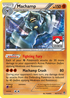 Machamp z edície Furious Fists, karta č.46