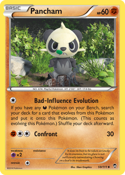 Pancham z edície Furious Fists, karta č.59
