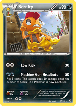 Scrafty z edície Furious Fists, karta č.67