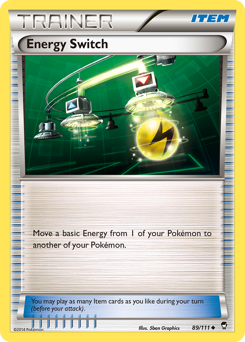 Energy Switch z edície Furious Fists, karta č.89