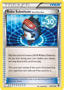 Robo Substitute Team Flare Gear z edície Phantom Forces, karta č.102