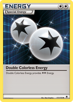 Double Colorless Energy z edície Phantom Forces, karta č.111