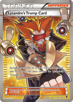Lysandre's Trump Card z edície Phantom Forces, karta č.118